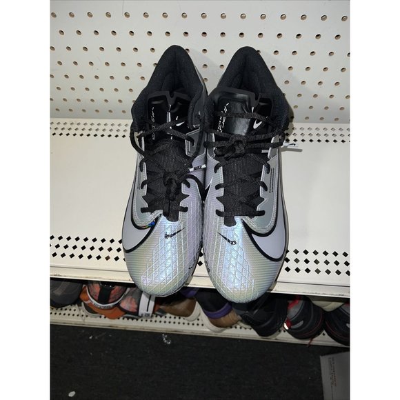 Nike Vapor Edge Elite 360 2 Mens Football Cleats Size 14 Gray Black DA5457-002 main image 4